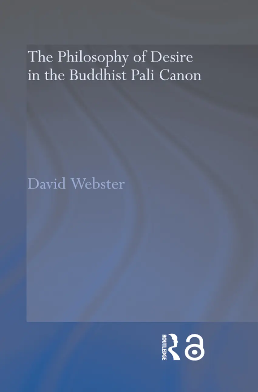 The Philosophy of Desire in the Buddhist Pali Canon (Routledge Critical Studies in Buddhism) – David Webster