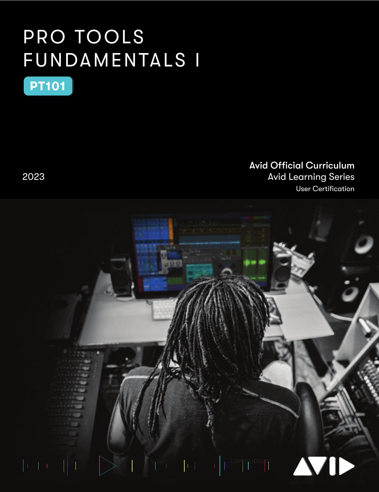 Pro Tools Fundamentals I (PT101) – 2023 in English